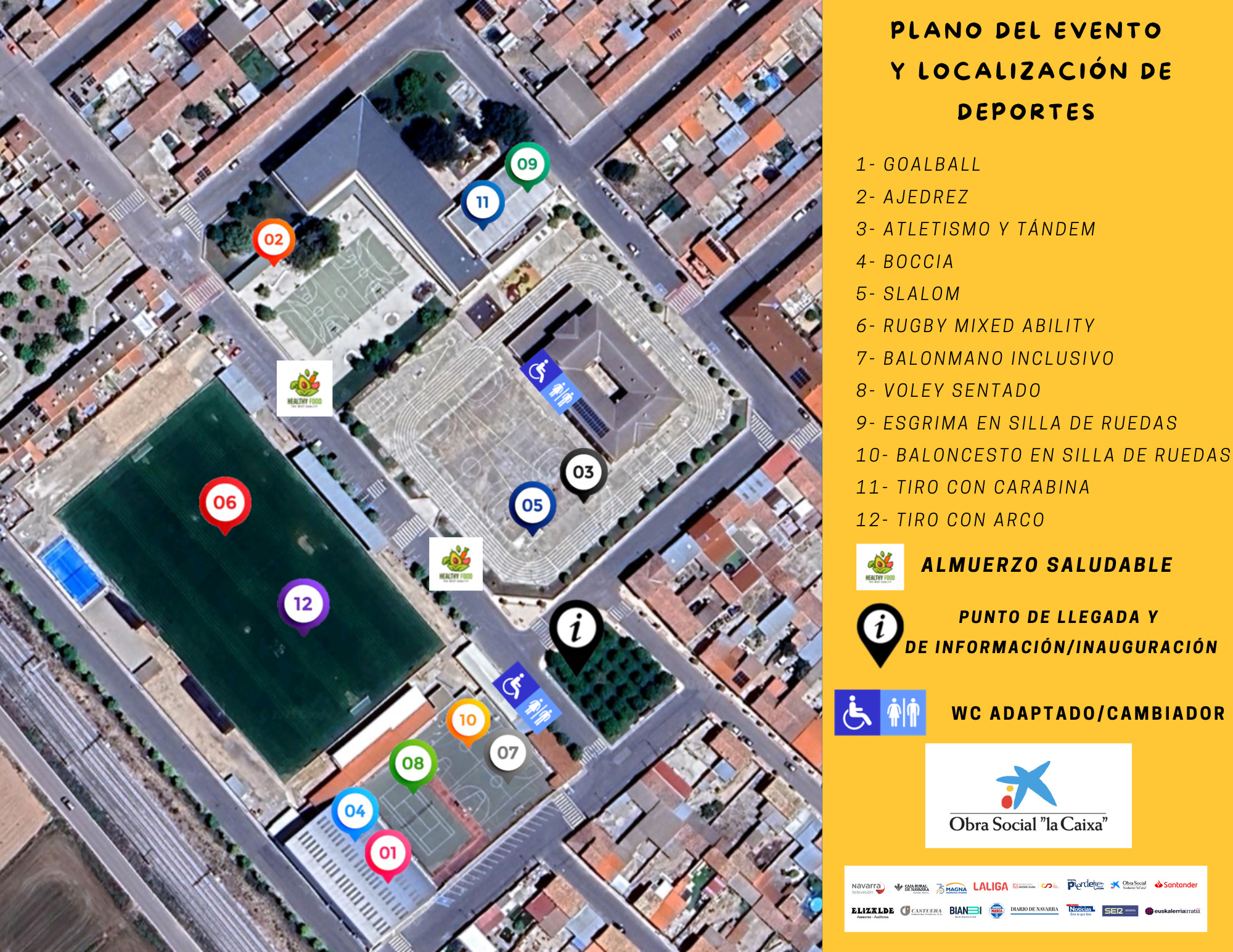 El 20 de febrero se celebrará un Encuentro de Deportes Adaptados e Inclusivos en La Ribera de Navarra